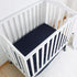 CaSaJa Microfiber 3 Pack Porta Mini Crib Sheets, Soft Breathable Playard Playpen Sheets Set, Navy Gray