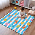 EtherSpher foldablummy 50'' 50''para Blue White Striped Sea Animal Large Non-Slip Baby Girl Play mat for Floor