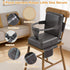 Booster Seat for Kitchen Chair, Non-Slip Toddler Booster Seat for Dining Table with Backrest, Adjustable Straps