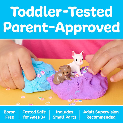 3+) Creativity for Kids Sensory Minis Pets Kit | Cloud Clay Sensory Toy for Kids | Spring Crafts | Mess-Free