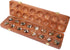 Set Ajuny Wooden Mancala Board Game - Large Folding Board with Multicolor Stones, Ideal for Family Night, Portable