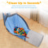 15" 15" 16" SAM AND MABEL XXL Toy Storage Organizer with Play Mat x x Storage Bin for Kids Playroom, Foldable Fabric