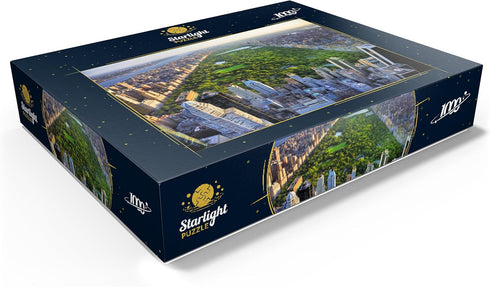 MyPuzzle 1000 Piece Jigsaw Puzzle - Aerial View of Central Park Manhattan New York for Adults