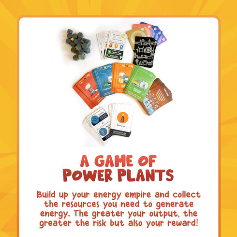 Power Failure: A Strategy Card Game about Power Plants and Energy Generation, Educational STEM Board Game for Families