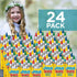 24 packs 4 Fun Express Jesus Loves Me Religious Crayons - with crayons each - Church, Sunday School, and Giveaways