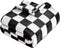 Checkered Fleece Baby Blanket, 30''x40'', Ultra Soft Cozy Receiving Blankets for Boys Girls Infant Toddler Crib Stroller