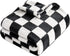 Checkered Fleece Baby Blanket, 30''x40'', Ultra Soft Cozy Receiving Blankets for Boys Girls Infant Toddler Crib Stroller