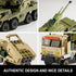 JOYCOLI Sets 2 M2 8-14 Military Vehicles Building Compatible with Lego, Includes Army Armored Trucks Toy Models
