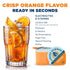 Pack 12 Liquid Science Orange by Java House - Single Serve Hydration Pods - Peel and Pour - Bright Citrus Hydration