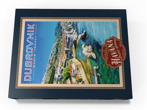 MyPuzzle Dubrovnik, Croatia Vintage Travel Poster, Premium 500 Piece Jigsaw Puzzle for Adults