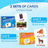 BenBen Educational Toys - Montessori 110 Flash Cards CVC Word Builder for Kids 3-6, Alphabet Learning and Spelling Games