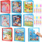8 Pack Reusable Water Coloring Books for Toddlers, Mess-Free Paint with Water Books, Portable Educational Doodle Toy