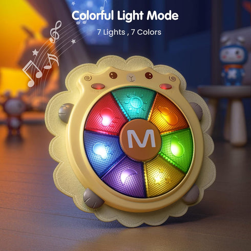 Light & Sound Musical Drum Toy for Babies
