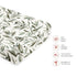 100% 360, Babyletto Quilted Organic Cotton Changing Pad Cover, GOTS-Certified, Fitted Ultra-Soft and Breathable Muslin