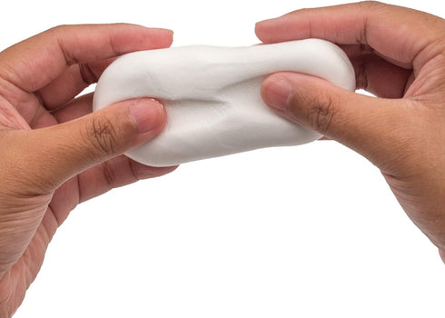 Air Dough - White Ultra Light Air Dry Modeling Clay in Resealable Bag, Non-Toxic, Kids Gifts, Arts & Crafts Tutorial