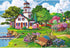Trefl Summer Haven 501 Piece Jigsaw Puzzle, Wood Craft, 15"x20" Irregular Shapes for Adults and Children