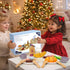 Set 21 Settings 3+ Pillowhale Wooden Picnic Basket Play Food PCS Pretend Kids Kitchen Toy with Blanket, Cutting Fruit