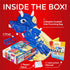 Dinosaur Kids Punching Bag: Inflatable Punching Toy Filled with Sand, Bounce-Back Action for Indoor Outdoor Party Games