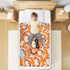 siphylline 52" 34" Cartoon Cute Fox Orange Extra Large Resuable Baby Bed Pad Highly Absorbent Potty Training Pads
