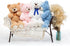 36 Inch Big Teddy Bear, Cute Giant Stuffed Animal Plush Bear for Kids and Girlfriend, Blue