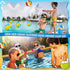 Tanlade 75 Pcs End of Year Students Gift, Kids Beach Pool Party Favors Sand Buckets Shovels Neon Sunglasses Inflatable