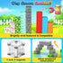 108PCS 1 inch 3+ Magnetic Blocks Kids Magnet Toys, Large Building Cubes with Puzzle Panel, Mine Magworld Easter Bunny