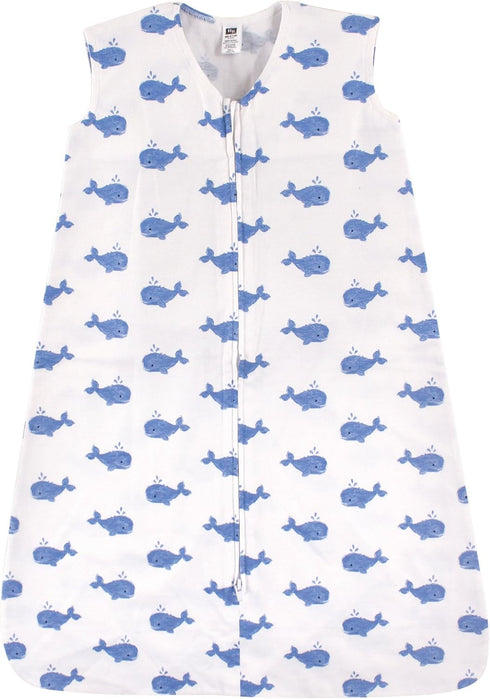 Hudson Baby Unisex BabyCotton Sleeveless Wearable Sleeping Bag, Sack, Blanket