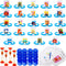 4 Set Headband Game Guessing Who Am I Game with Headbands, Picture Cards, Scoring Coins & Sand Clock