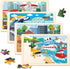 Wooden Puzzles for Kids Ages 3-5, 4 Packs Puzzles for Kids Ages