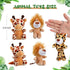 Sumind 12 Pieces Mini Stuffed Forest Animals Plush Toys, Cute Elephant, Lion, Giraffe, Tiger for Animal Themed Parties