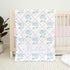 Personalized Baby Girl Blanket, Pink Heirloom Floral Blanket, Hydrangea Bow Baby Blanket,