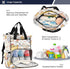 YANENDIE Backpack, Backpack Backpack Cute Cartoon Chickens Diaper Bag Unisex Travel Baby Diaper Bags with Stroller