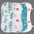 CHAKOOS 4 Pack 70% Viscose/30% Burp Cloths for Babies Bamboo Cotton Soft & Super Absorbent Baby Burp Cloths for Newborn