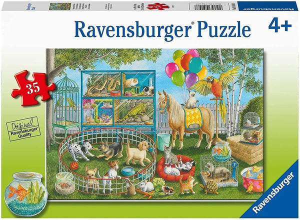 Ravensburger 35 Piece Pet Fair Fun Jigsaw Puzzle for Kids - 05158 - Every Piece is Unique, Perfectly Fits Together
