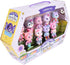 9 Sunny Days Entertainment Honey Bee Acres Rainbow Ridge Pals Miniature Flocked Dolls | Small Fantasy Collectible