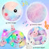 Playset Mommy 3 Tummy 12'' Hopearl LED Musical Stuffed Bunny Light up Singing Plush Toy Rabbit with Baby Bunnies in her