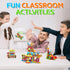 144 3D 3-8 Contixo pcs Bristle Shape STEM Building Toys, Construction Learning Stacking Educational Block, Creativity