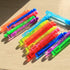 Bubble Wands Party Favors - Pack of 64 Mini Neon Bubble Wands, Non-Toxic Kids’ Bath Toy