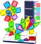 Mini Magnetic Tiles Travel Set with Case 30pcs, Mini Travel Magnet Tiles,