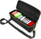 CASEMATIX Card Case Holder for Trading Cards - 1000 Card Game Case with 5 Removable Dividers and Shoulder Strap