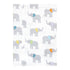 Hudson Baby Unisex Baby Flannel Burp Cloth 7pk, One Size, Teal Elephant