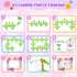 300+PCS 2 3 4 5 6 7 8+ GirlsHome Fabric Flower Bouquets Toys, DIY Flower Making Kit for Kids, Reusable Arts and Crafts