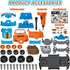 Pup Go 3-in-1 3 4 5 6 7, 43 Take Apart Car for Boys Ages Building Toys with Electric Drill, Pcs Construction Toy Truck