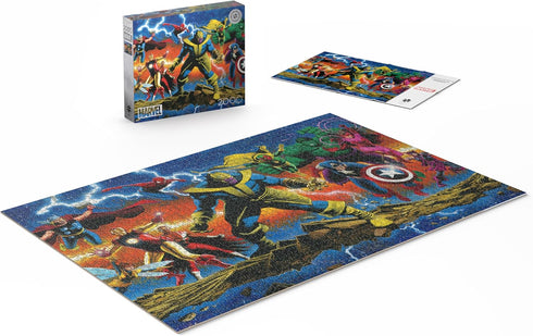 Buffalo Games Marvel Thanos Legacy #1, 2000 Piece Jigsaw Puzzle for Adults, Silver Select, Perfect for Game Nights