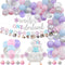 Winter Onederland 1st Birthday Decorations Girl, Winter Onederland Banner, Snowflake Photo Garland