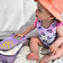 Freestyle Portable Diaper Changing Pad | Foldable, Waterproof Baby Changing Pad With Stylish Wet Wipes Pouch | Travel