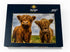 MyPuzzle Two Highland Cows - Premium 1000 Piece Jigsaw Puzzle for Adults