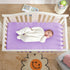 2 Pack 52" 28" 8" Horbaunal Satin Crib Sheets for Baby with Sensitive Hair, x x Silky Fitted Crib Sheets, Soft Toddler