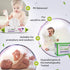 Pack (6 Packs 72) 432 99% Biodegradable Baby Wipes Natural Perfume of Pure Water Plastic Free Moist Newborn Diaper