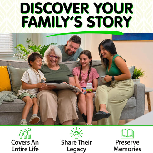 200 Generations Conversation Cards - Deep, Fun & Reflective Questions to Spark Connection - Perfect for Kids, Parents
